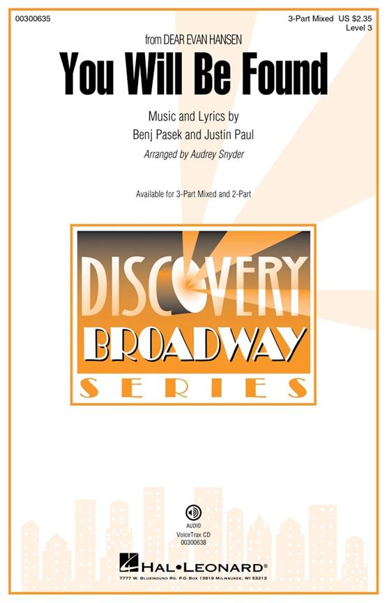 You Will Be Found (from Dear Evan Hansen) : Discovery Level 3