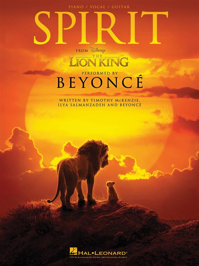Spirit - from The Lion King : as performed by Beyoncé