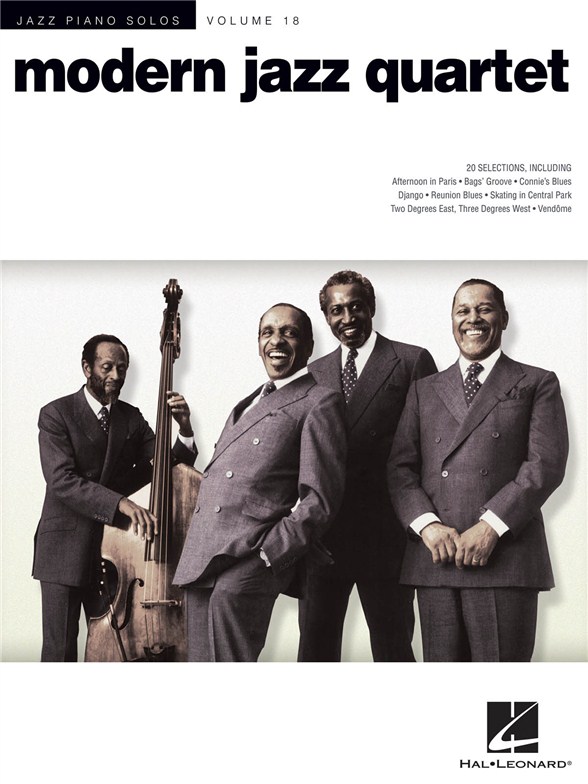 JAZZ PIANO SOLOS VOLUME 18 MODERN JAZZ QUARTET PIANO SOLO BOOK