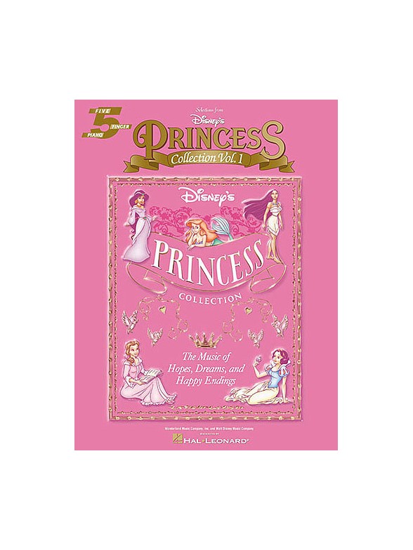 Disney's Princess Collection Volume 1 Five Finger Piano