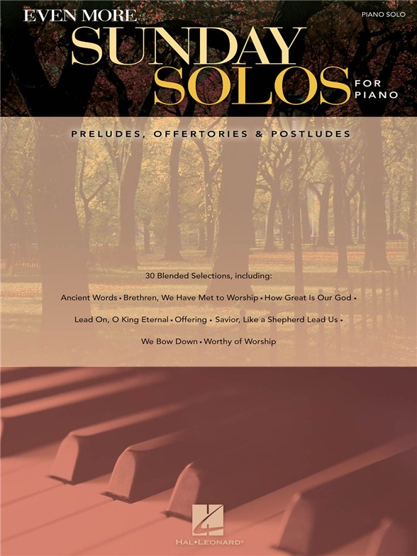 EVEN MORE SUNDAY SOLOS FOR PIANO PF SOLO BK