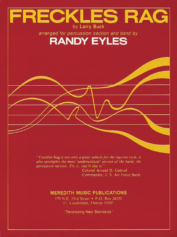 Freckles Rag : for Percussion Section and Band