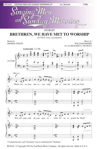 Singing Men On Sunday Morning