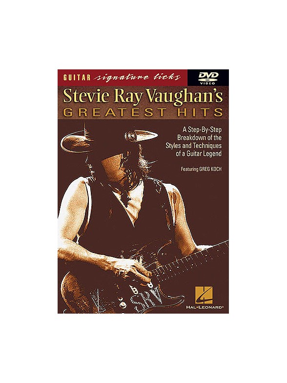 Stevie Ray Vaughan's Greatest Hits: Guitar Signature Licks (DVD)