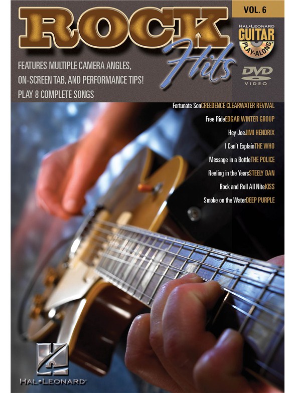 Guitar Play-Along DVD Volume 6: Rock Hits
