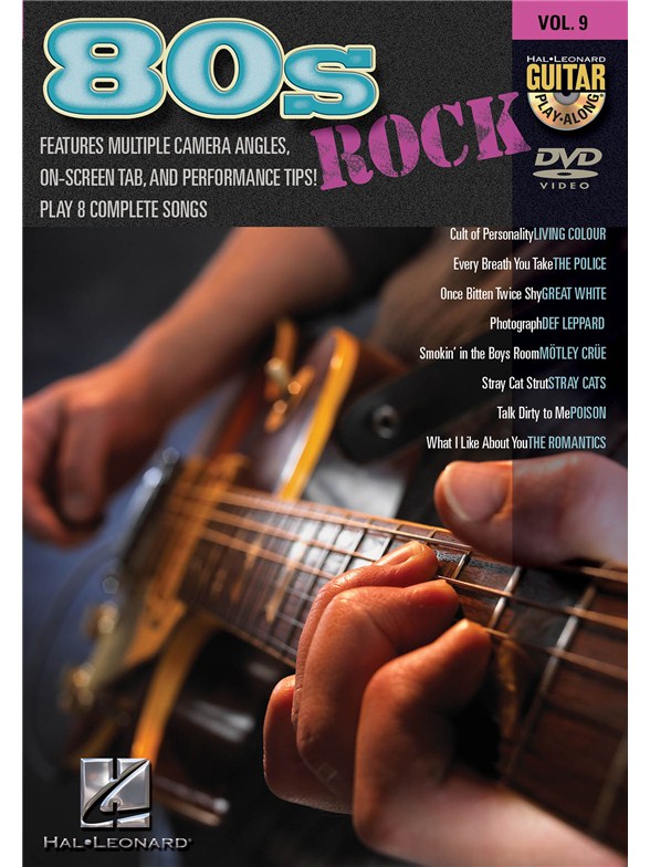 Guitar Play-Along DVD Volume 9: 80s Rock