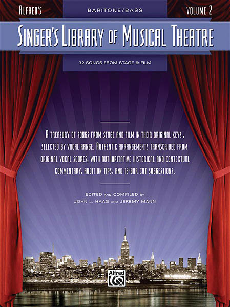 Singer's Library of Musical Theatre - Vol. 2 : Baritone Book Only