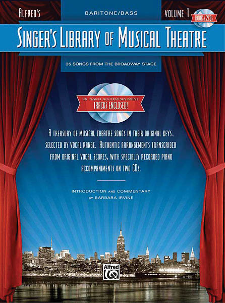 Singer's Library of Musical Theatre - Vol. 1 : Baritone Book/2-CDs Pack