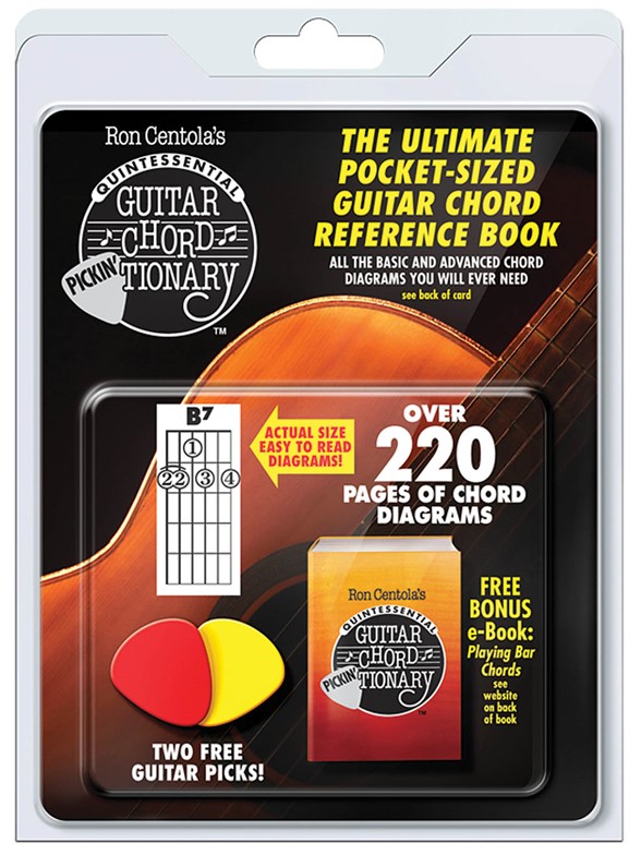 CENTOLA RON GUITAR CHORD PICKIN'TIONARY GTR BK