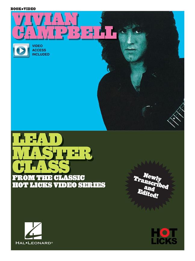 Vivian Campbell- Lead Master Class : Instructional Book with Online Video Lessons