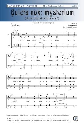 Quieta Nox: mysterium : (Silent Night: A Mystery)