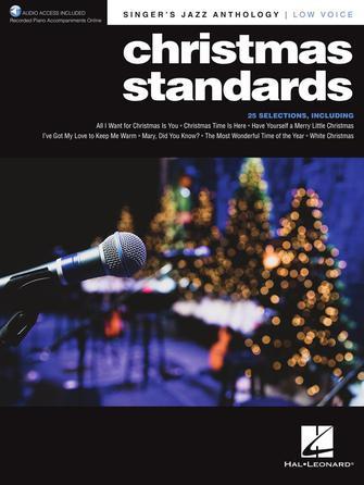 Christmas Standards Singer's Jazz Anthology : Low Voice with Recorded Piano Accompaniments Online