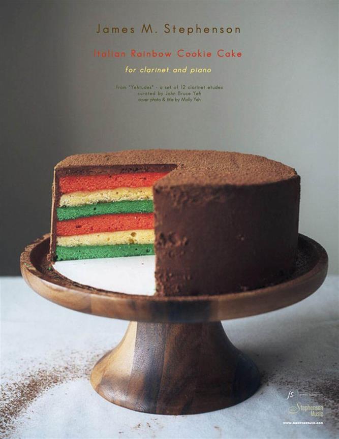 Italian Rainbow Cookie Cake : Clarinet and Piano