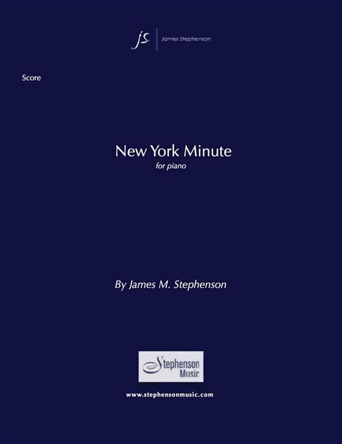New York Minute : Piano Solo