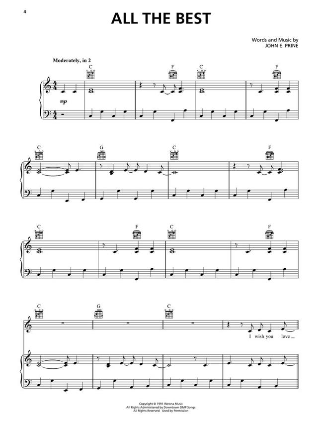 The John Prine Sheet Music Collection