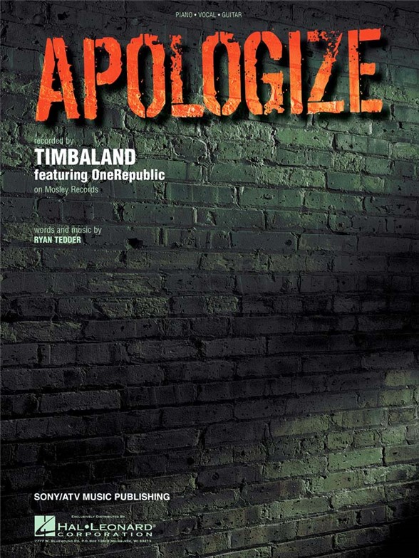 Timbaland Feat. OneRepublic: Apologize