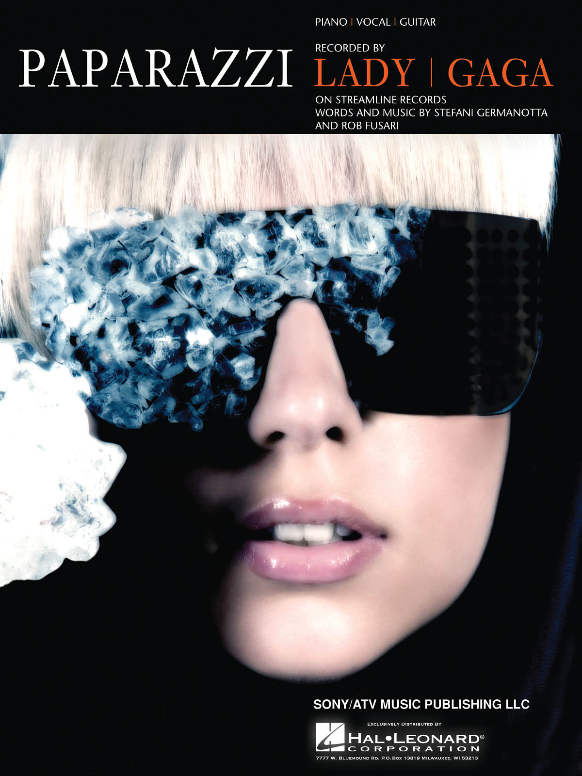 Lady Gaga Paparazzi Piano Vocal Guitar Sheet