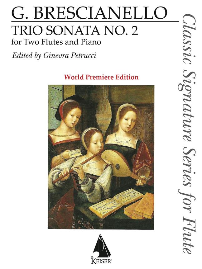 Trio Sonata No. 2 for Three Flutes : Score and Parts