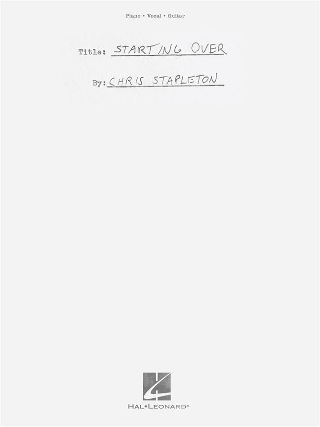 Chris Stapleton : Starting Over