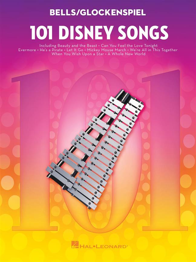 101 Disney Songs : for Bells/Glockenspiel