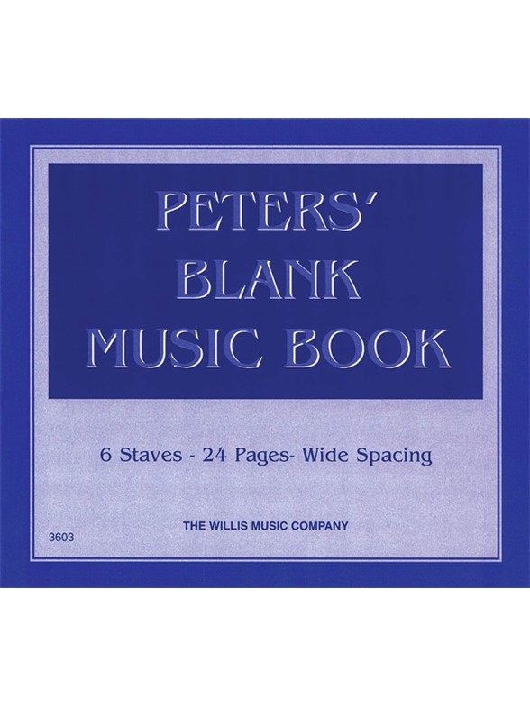 Peters Blank Book #1 Blue