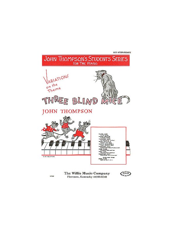 John Thompson: Three Blind Mice - Variations On A Theme