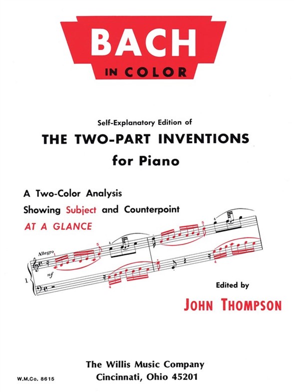 Bach In Color-two Part Invent.