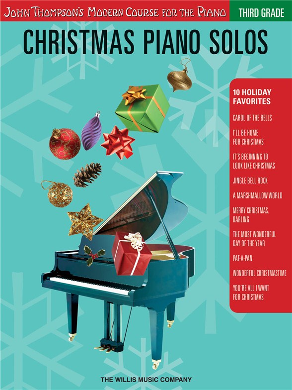 Christmas Piano Solos 3rd Grd Pf Bk