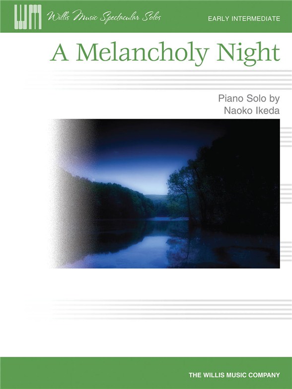 Ikeda Melancholy Night Pf Solo Sheet