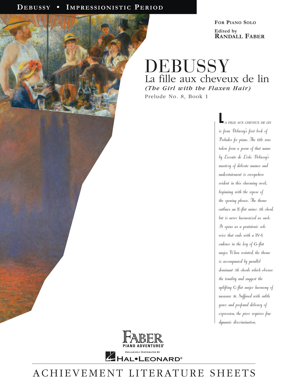 Claude Debussy: La Fille Aux Cheveux De Lin