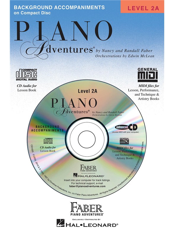 Piano Adventures : Lesson Book - Level 2A (CD)