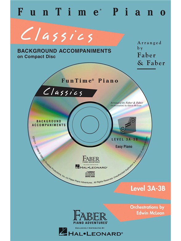 Nancy & Randall Faber: FunTime Piano Classics CD (Level 3A-3B)