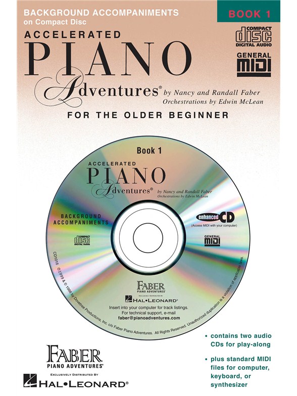 Accelerated Piano Adventures : Lesson Book 1 (CDs)