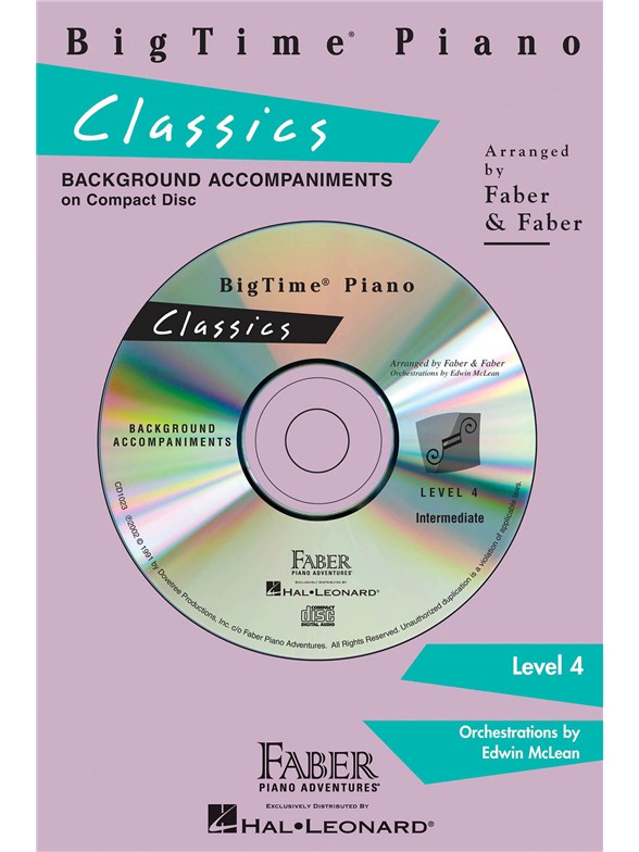 Nancy & Randall Faber: BigTime Piano Classics CD (Level 4)