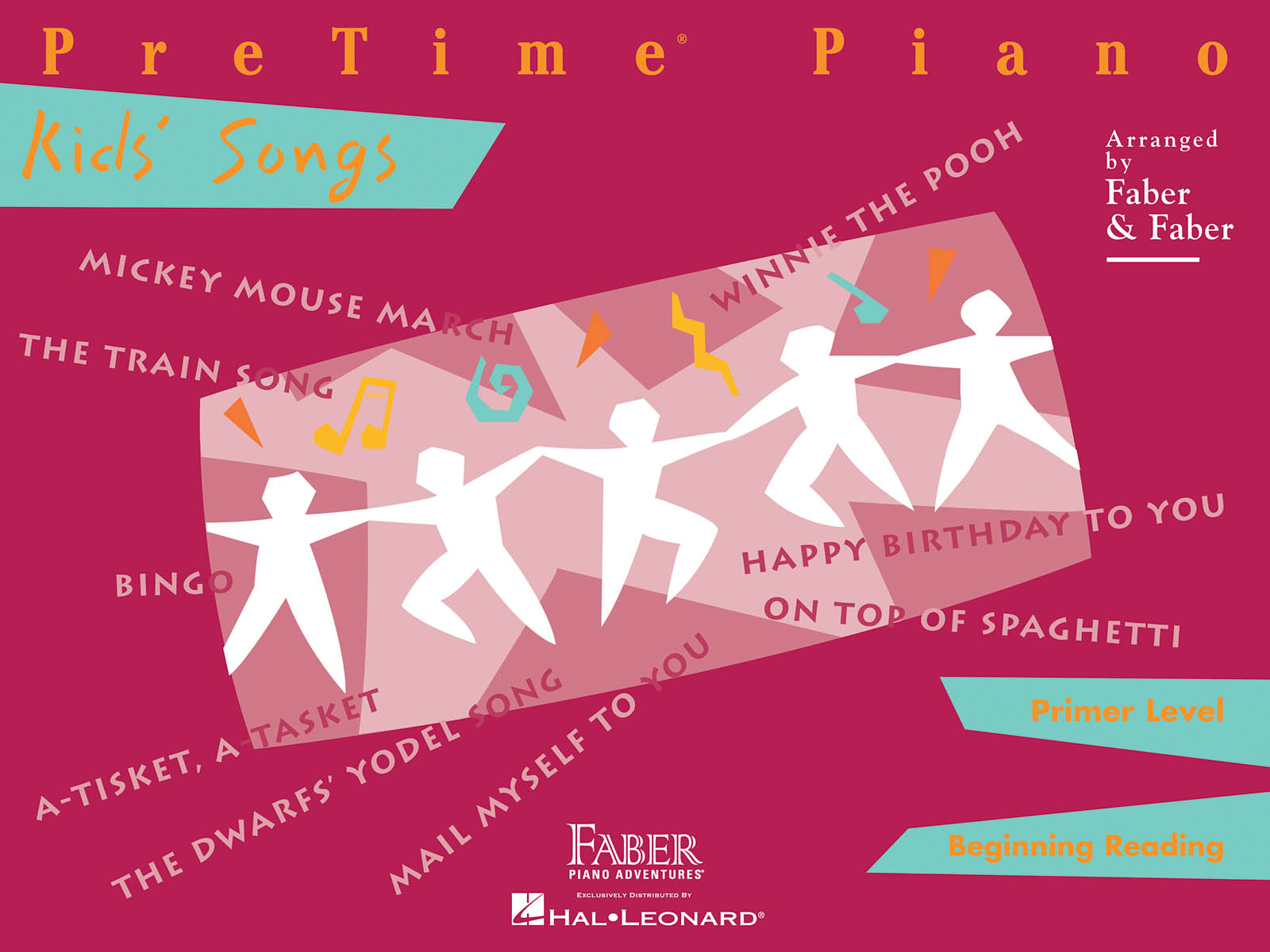 Pretime Piano Kids' Songs Primer Level (Arr Faber) Pf Book