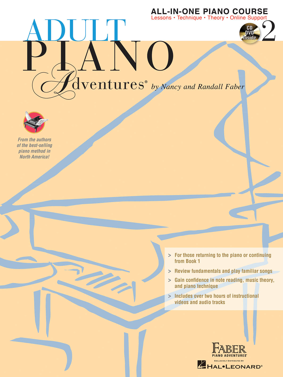 Adult Piano Adventures : All-In-One Lesson Book 2 (Book/2CDs)