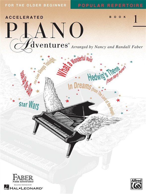 Accelerated Piano Adventures for the Older Beginner: Book 1 - Popular Repertoire