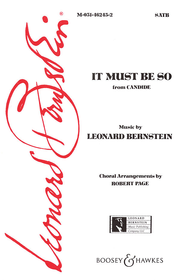 It must be so ( Candide )