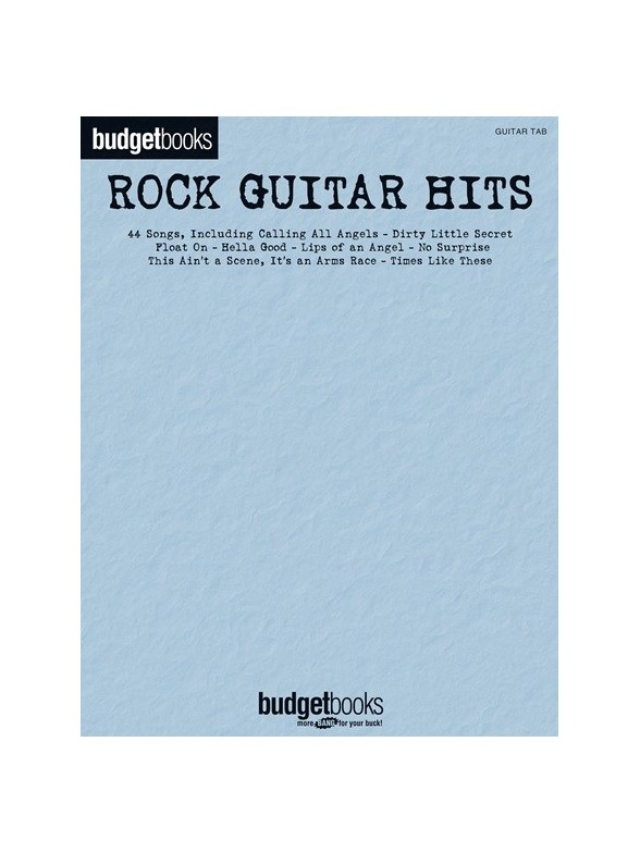 Budgetbooks: Rock Guitar Hits