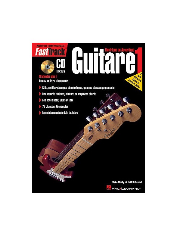 FastTrack Guitar Method - Book 1 - French Edition