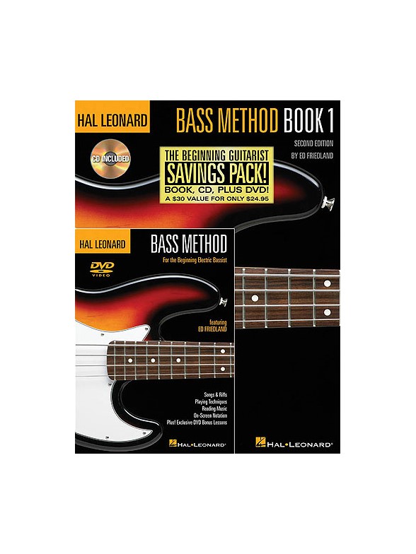 Hal Leonard Bass Method Beginner's Pack
