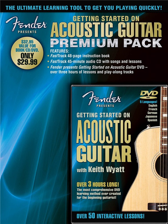 Fender Presents: Getting Started On Acoustic Guitar ? Premium Pack