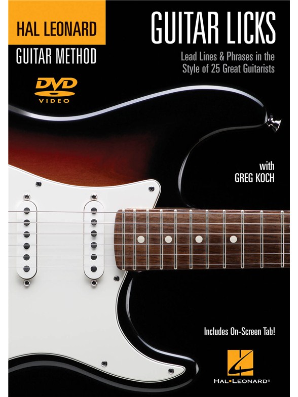 Greg Koch: Guitar Licks - Lead Lines And Phrases In The Style Of 25 Great Guitarists