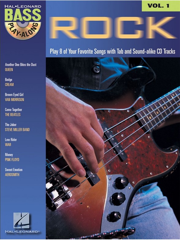 Hal Leonard Bass Play-Along Volume 1: Rock (Book/CD)