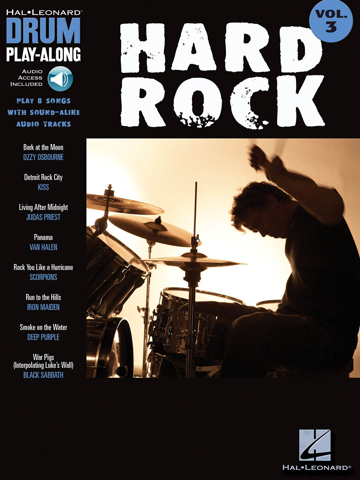 Drum Play-Along: Hard Rock (Book/CD)