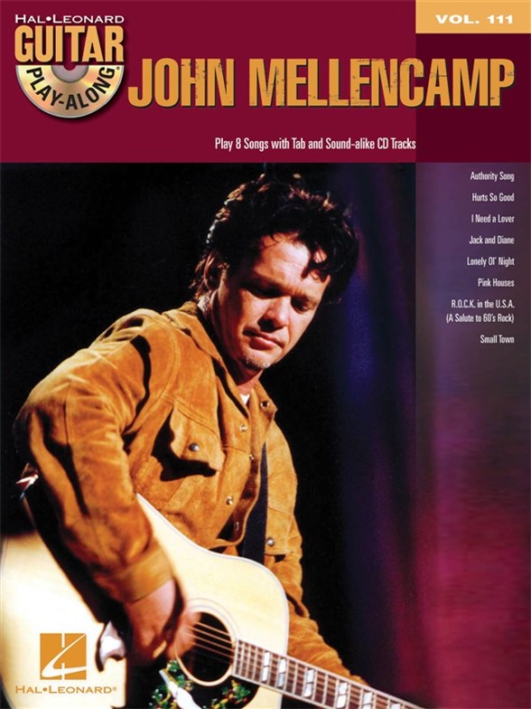 GUITAR PLAY ALONG VOLUME 111 MELLENCAMP JOHN GTR BK/CD