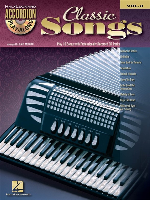 ACCORDION PLAYALONG VOLUME 3 CLASSIC SONGS ACDN BOOK/CD