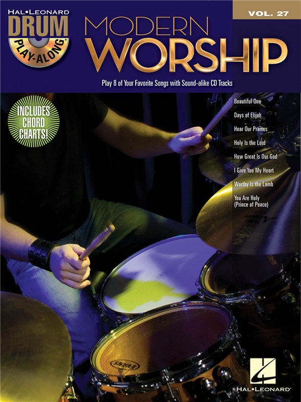 DRUM PLAY ALONG VOLUME 27 MODERN WORSHIP DRUMS BK/CD