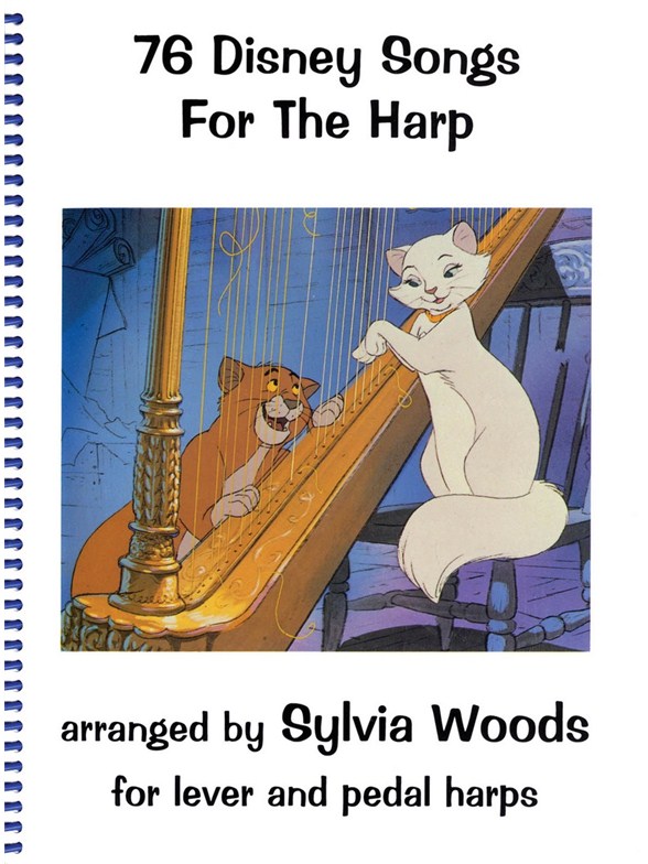 76 DISNEY SONGS (WOODS) HARP