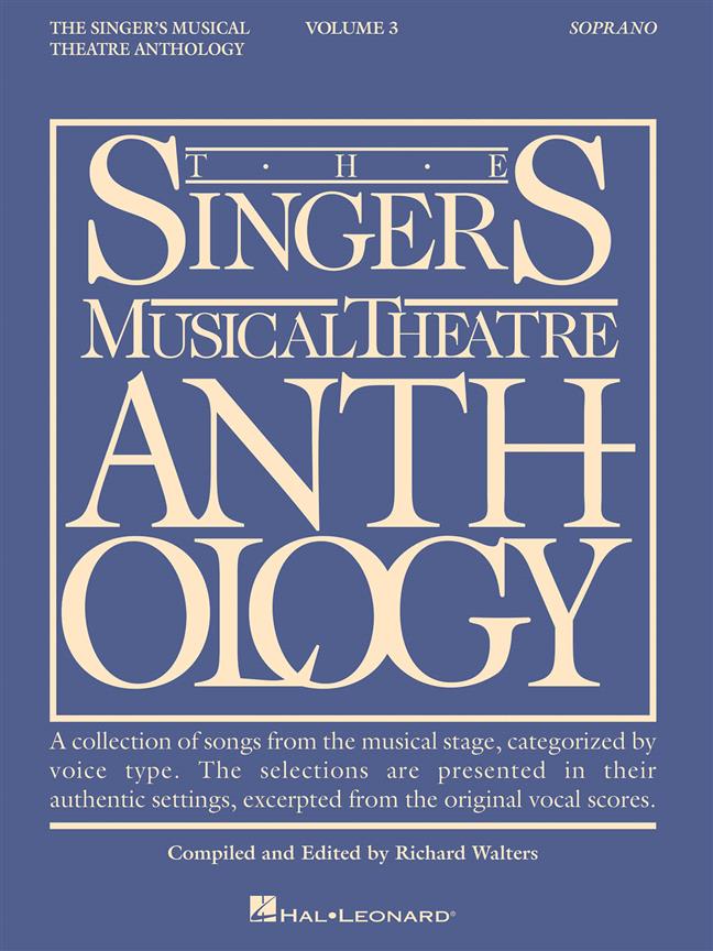 The Singer's Musical Theatre Anthology - Volume 3 : Soprano Book Only